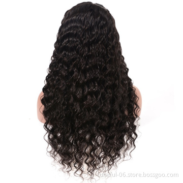 Brazilian Kinky Curl Swiss Lace Frontal Wig 8-30 Inch Glueless Lace Front Wigs Natural Human Hair  Wigs For Black Women